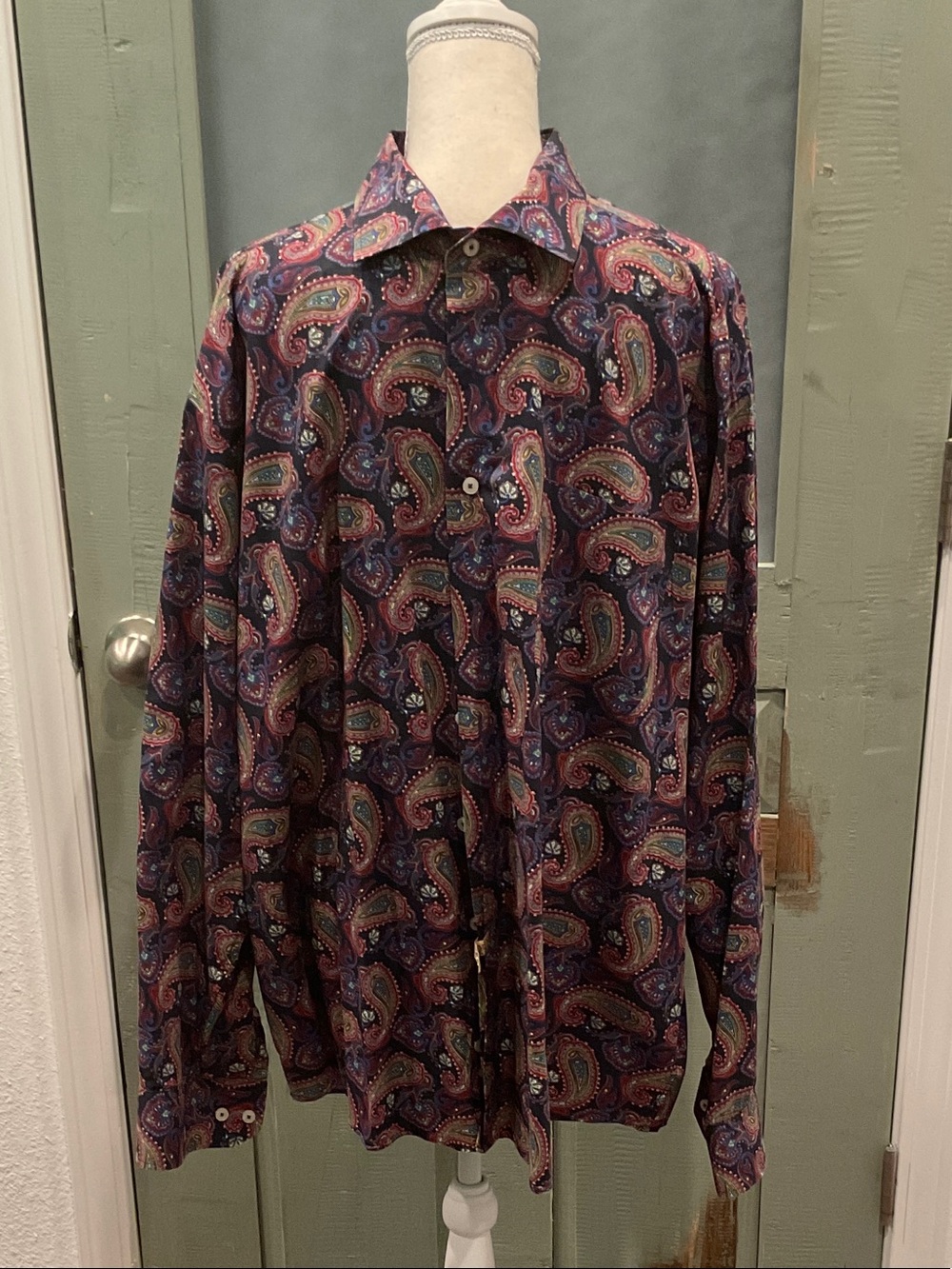 Alan Flusser Multicolor Paisley Button-Down Shirt